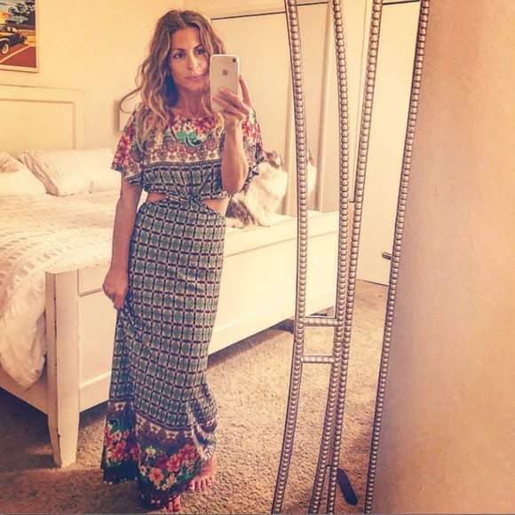 Anthropologie FARM RIO LILA MAXI DRESS - Picture 5 of 5